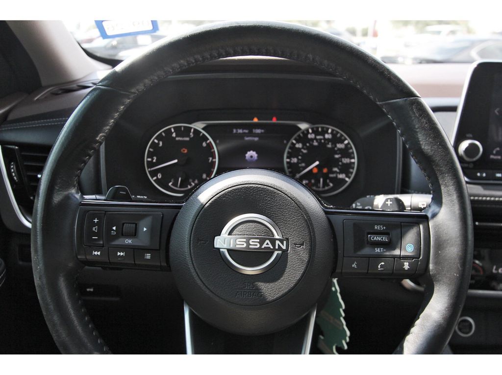 2022 Nissan Rogue SV Red at Texan Dodge Chrysler Jeep Ram