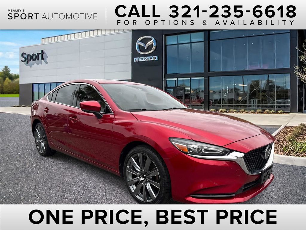 Soul Red Crystal Metallic 2021 Mazda MAZDA6 Grand Touring FWD Sedan Front-Wheel Drive 6-Speed Automatic