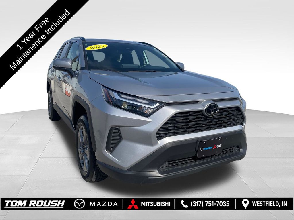 Silver Sky Metallic 2025 Toyota RAV4 SUV / Crossover All-Wheel Drive 8-Speed Automatic