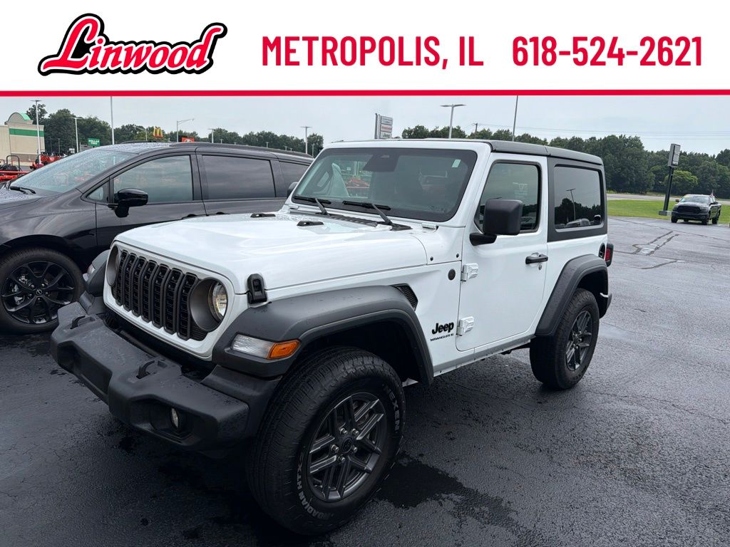 Bright White Clearcoat 2025 Jeep Wrangler SUV / Crossover Four-Wheel Drive 8-Speed Automatic