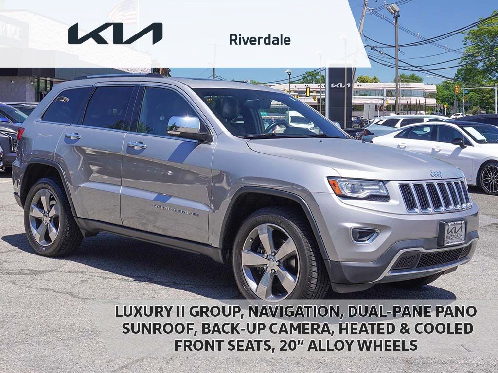 Billet Silver Metallic Clearcoat 2014 Jeep Grand Cherokee Limited 4WD SUV / Crossover Four-Wheel Drive 8-Speed Automatic