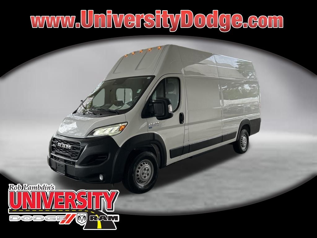 Bright White Clearcoat 2024 RAM ProMaster EV Delivery 159 Super High Roof Step Van FWD Van Front-Wheel Drive 1-Speed Automatic