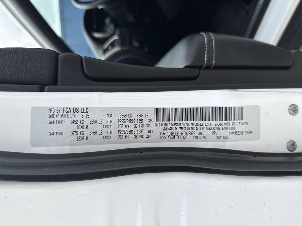 2015 Jeep Grand Cherokee Limited White at Mac Haik CDJR North Houston