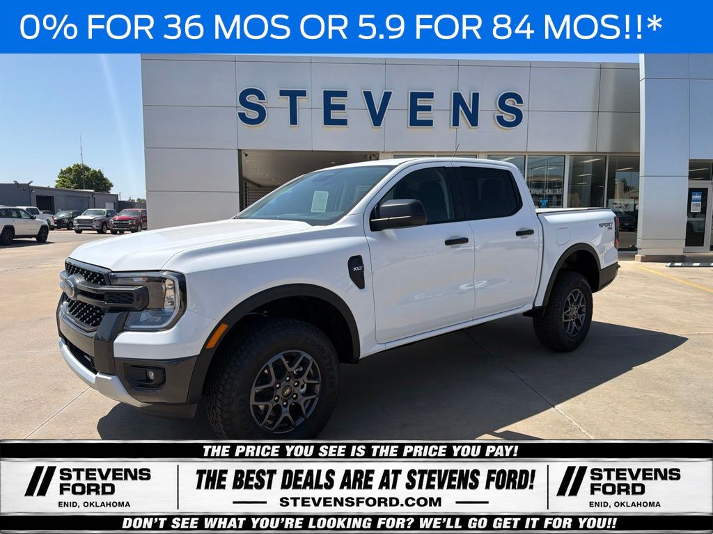 Oxford White 2026 Ford Ranger Pickup Truck Four-Wheel Drive Automatic