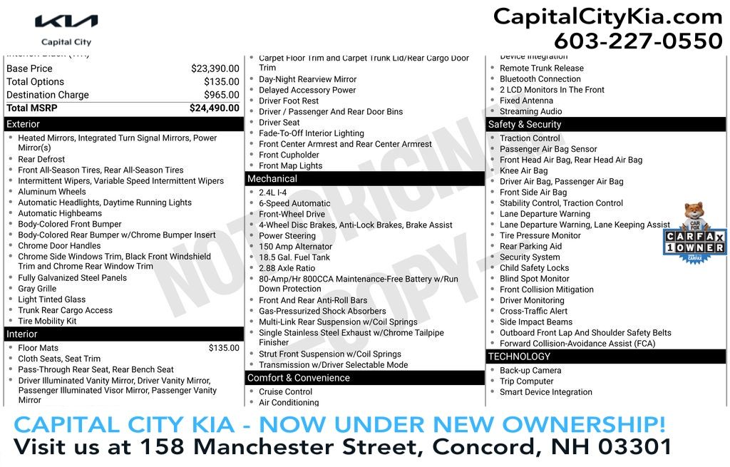 2020 Kia Optima LX FWD