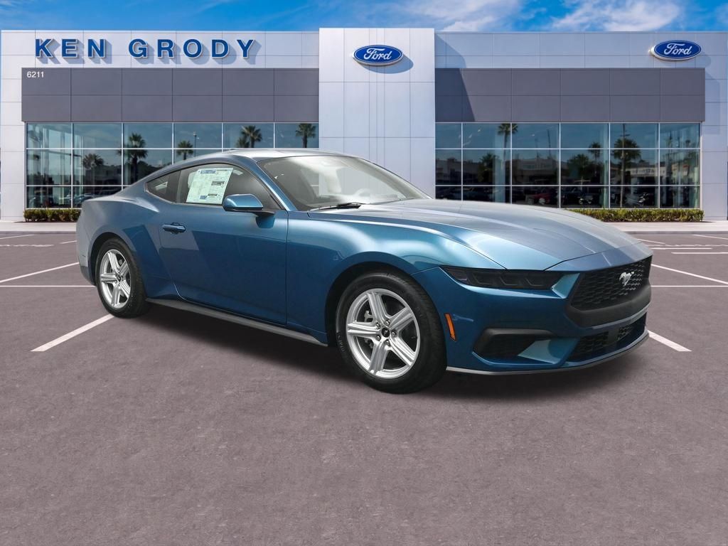 Adriatic Blue Metallic 2026 Ford Mustang Coupe Rear-Wheel Drive Automatic