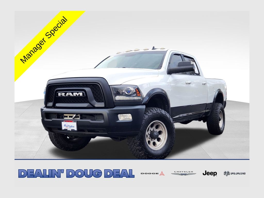 Bright White Clearcoat 2017 RAM 2500 Pickup Truck Four-Wheel Drive 6-Speed Automatic