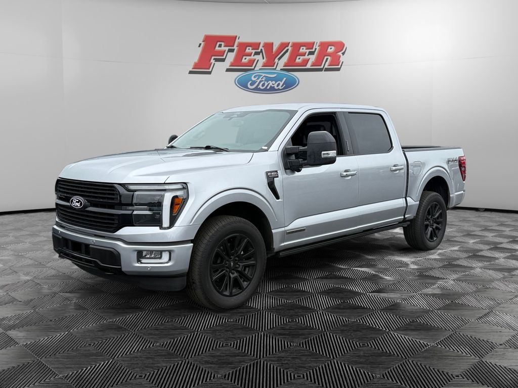 Silver Metallic 2024 Ford F-150 Pickup Truck Four-Wheel Drive Automatic