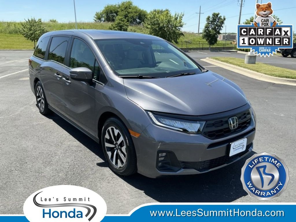 Gray (Modern Steel Metallic) 2025 Honda Odyssey EX-L FWD Minivan Front-Wheel Drive Automatic