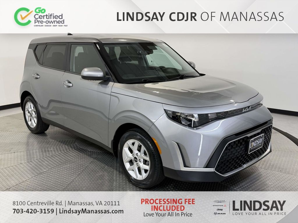 Steel Gray 2023 Kia Soul SUV / Crossover Front-Wheel Drive Continuously Variable Transmission