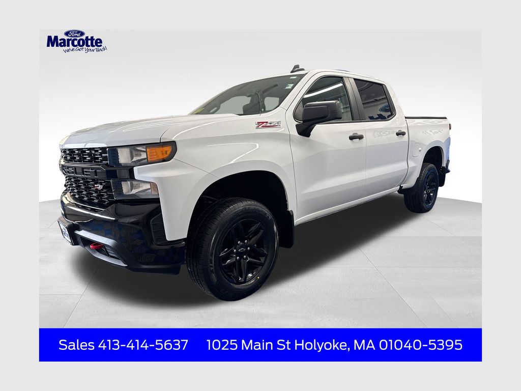Summit White 2021 Chevrolet Silverado 1500 Pickup Truck Four-Wheel Drive 6-Speed Automatic Overdrive