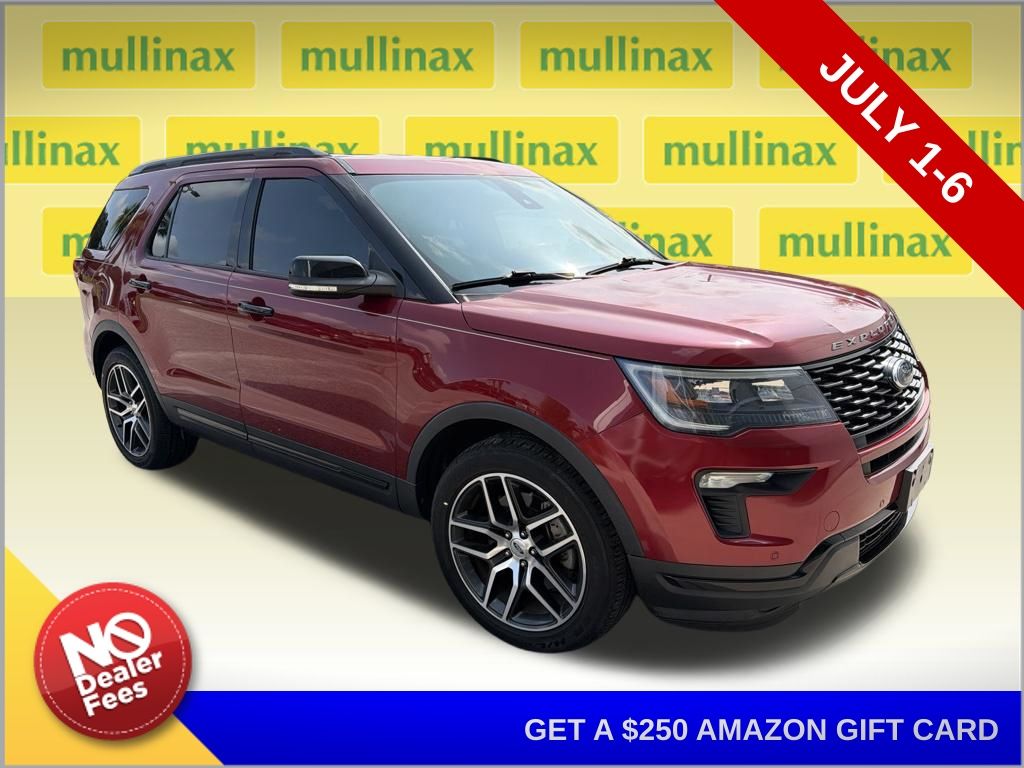 Ruby Red Metallic 2018 Ford Explorer SUV / Crossover All-Wheel Drive 6-Speed Automatic