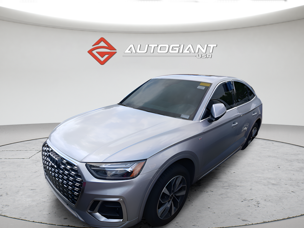 Gray 2022 Audi Q5 Sportback Sedan All-Wheel Drive 7-Speed Automatic