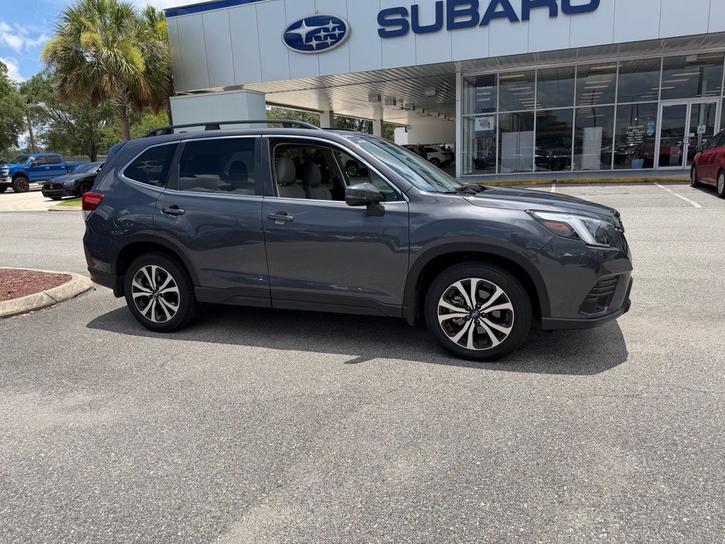 Gray Metallic 2024 Subaru Forester SUV / Crossover All-Wheel Drive Continuously Variable Transmission