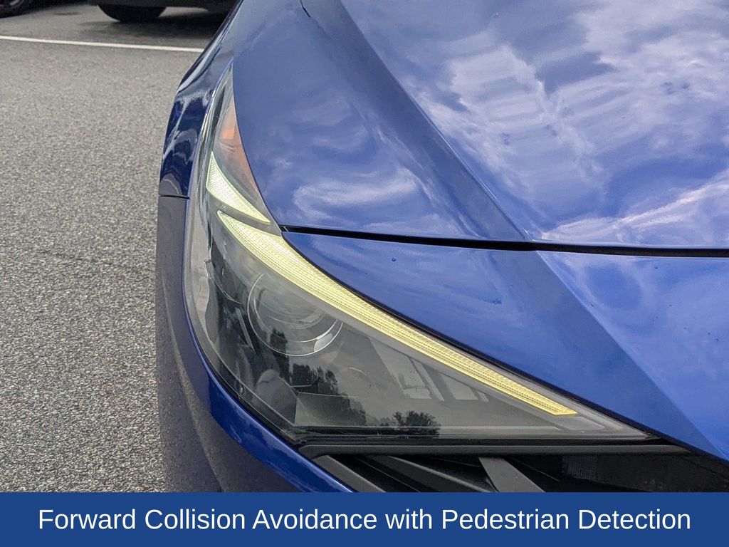 2022 Hyundai Elantra Hybrid Blue