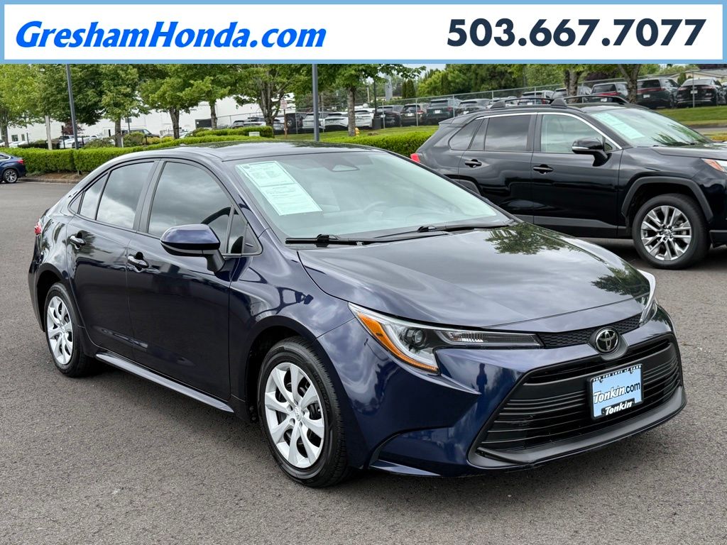 Blueprint 2025 Toyota Corolla LE FWD Sedan Front-Wheel Drive Continuously Variable Transmission
