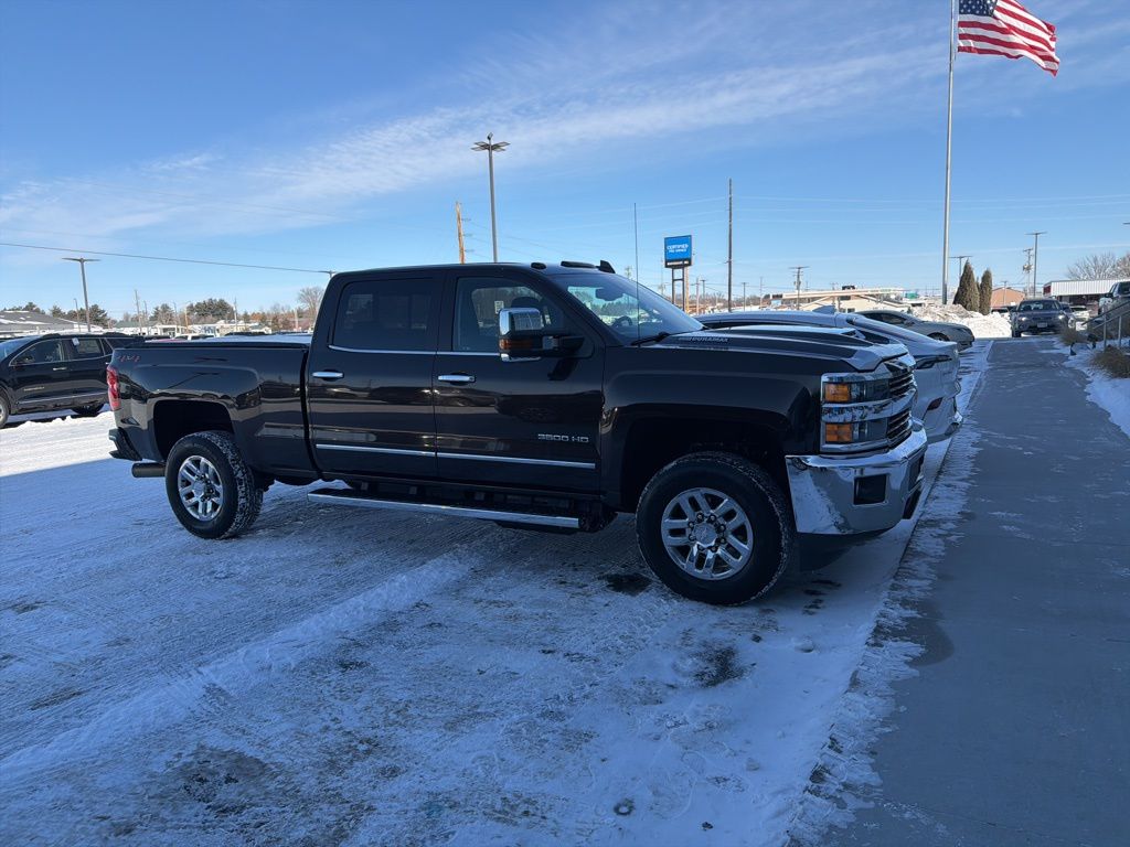 Havana Metallic 2018 Chevrolet Silverado 3500HD LTZ Crew Cab 4WD Pickup Truck Four-Wheel Drive 6-Speed Automatic