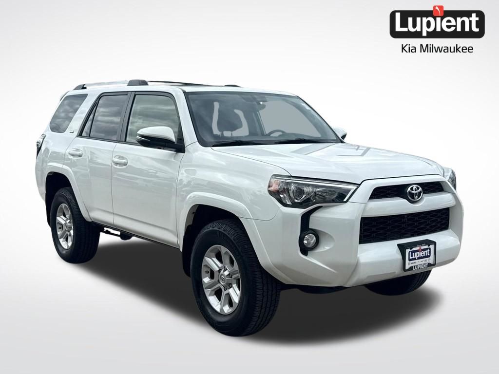Super White 2019 Toyota 4Runner SUV / Crossover Four-Wheel Drive 5-Speed Automatic Overdrive