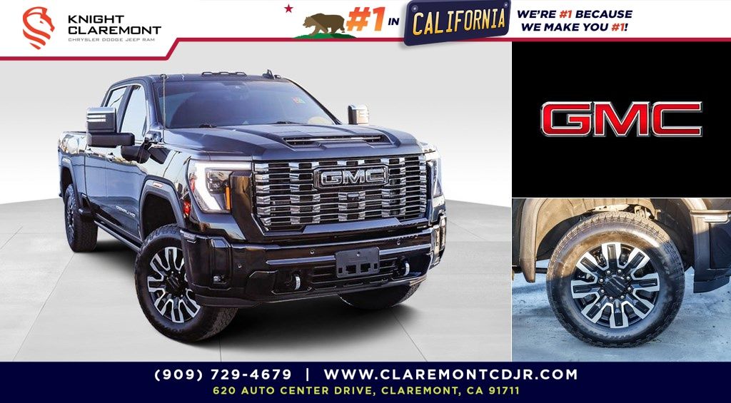 Onyx Black 2025 GMC Sierra 2500HD Pickup Truck Four-Wheel Drive Automatic
