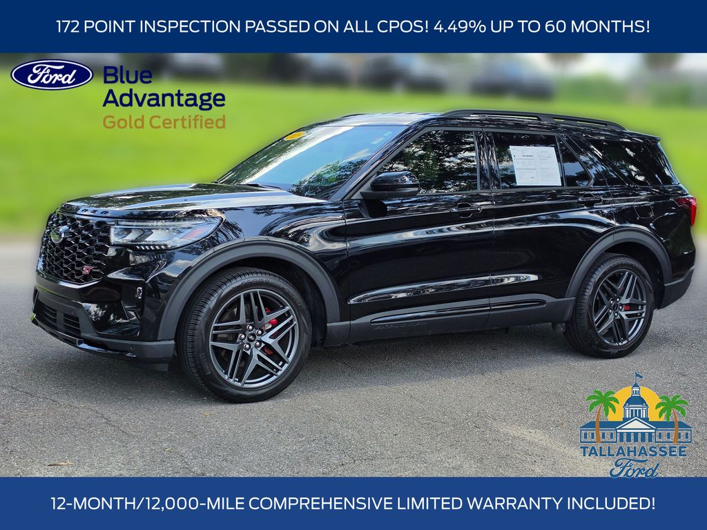 Black Metallic 2025 Ford Explorer SUV / Crossover Rear-Wheel Drive Automatic