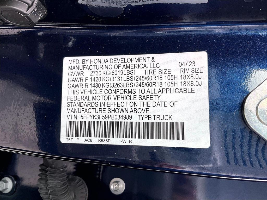2023 Honda Ridgeline — photo 36