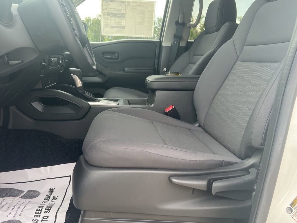 2025 Glacier White Nissan Frontier S 4X4 Truck