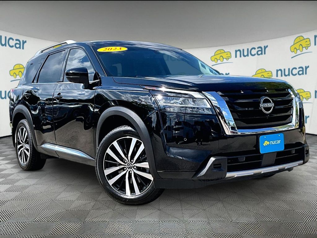Super Black 2023 Nissan Pathfinder SUV / Crossover All-Wheel Drive 9-Speed Automatic