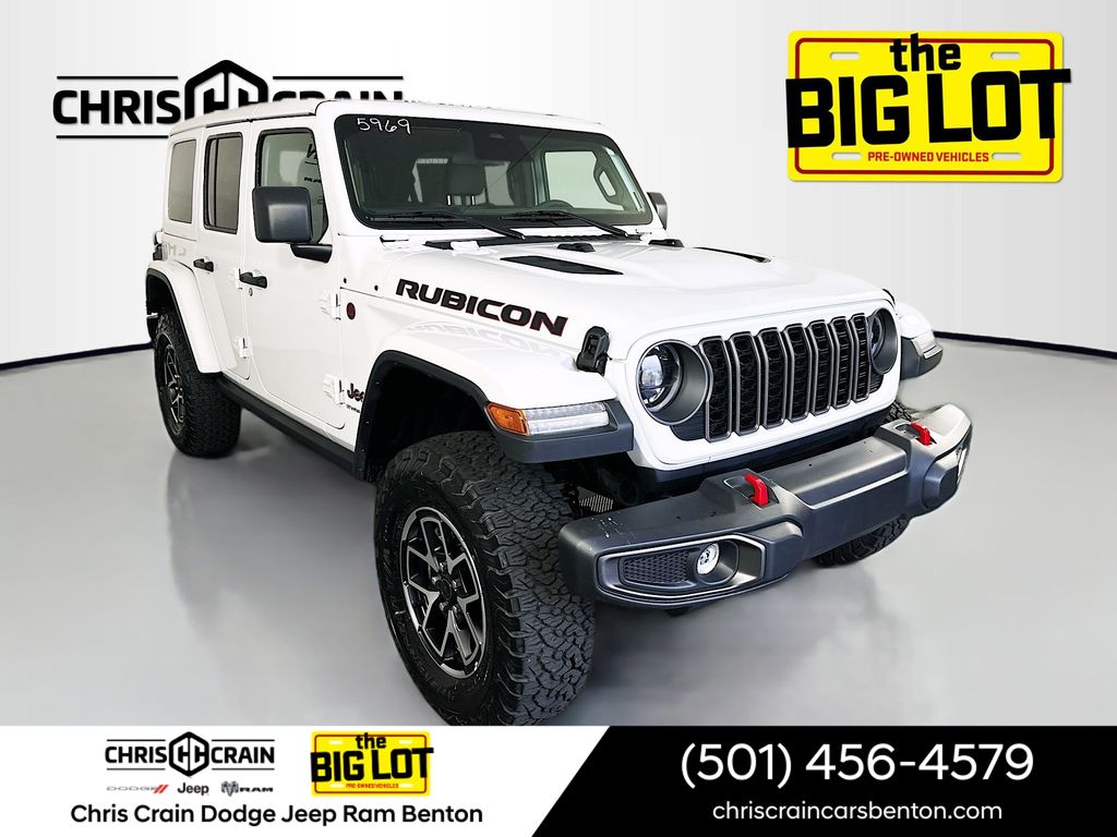 Bright White Clearcoat 2026 Jeep Wrangler SUV / Crossover Four-Wheel Drive 8-Speed Automatic