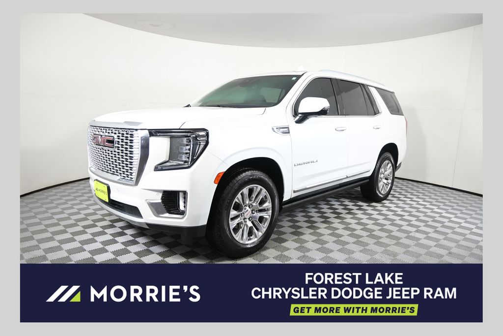 White Frost Tricoat 2023 GMC Yukon SUV / Crossover Four-Wheel Drive