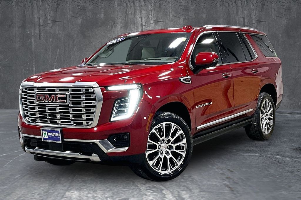 Volcanic Red Tintcoat 2025 GMC Yukon Denali 4WD SUV / Crossover Four-Wheel Drive