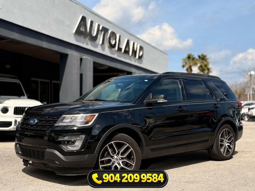 Shadow Black 2017 Ford Explorer Sport AWD SUV / Crossover All-Wheel Drive 6-Speed Automatic