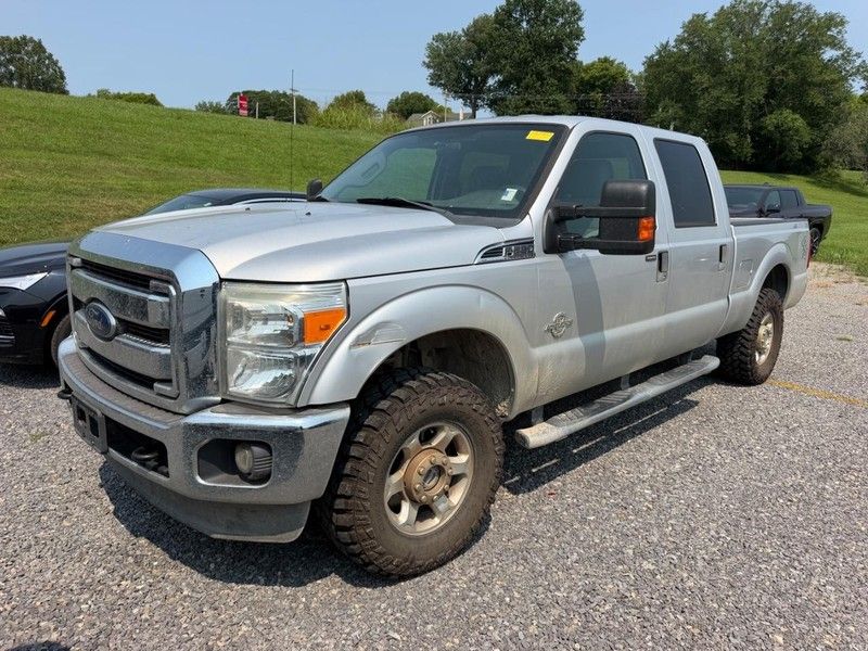 Ingot Silver 2013 Ford F-250 Super Duty Pickup Truck Four-Wheel Drive 6-Speed Automatic Overdrive
