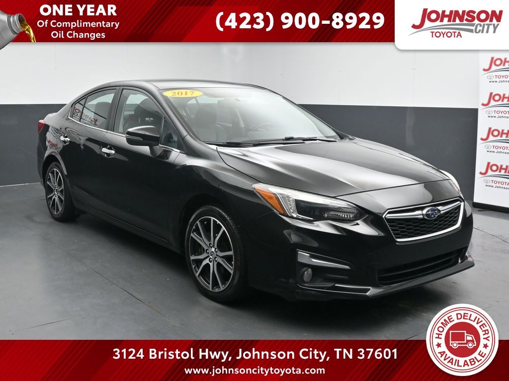 Crystal Black Silica 2017 Subaru Impreza 2.0i Limited Sedan All-Wheel Drive Continuously Variable Transmission