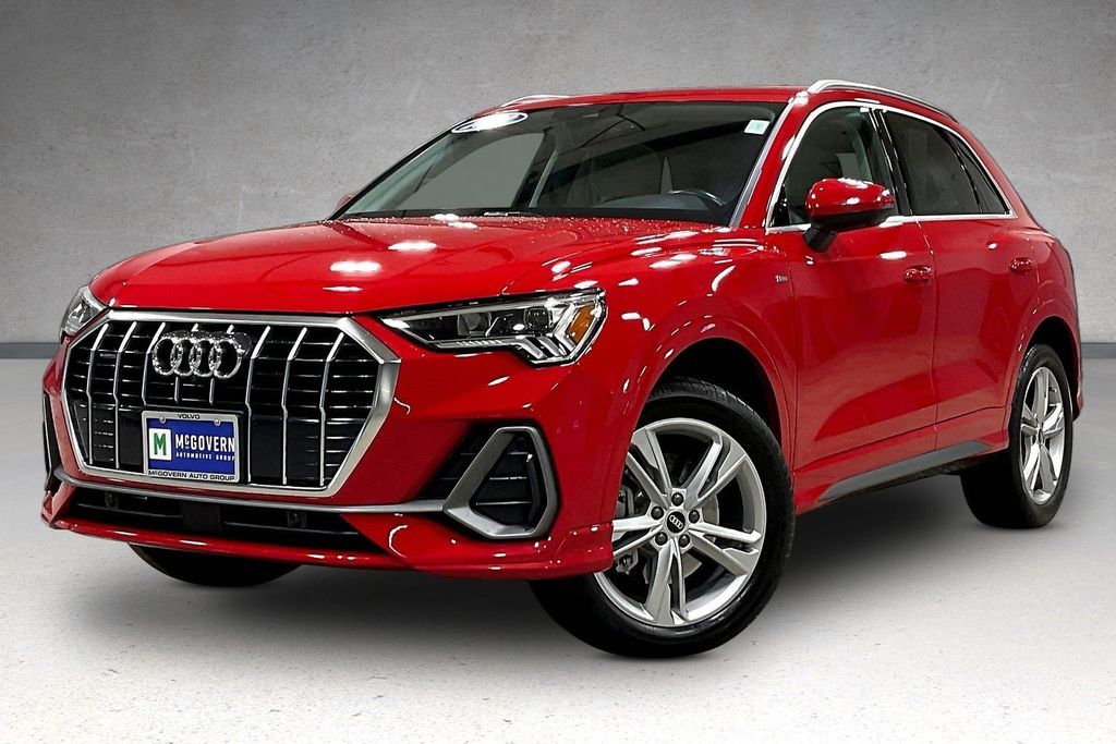 Orange (Tango Red Metallic) 2022 Audi Q3 quattro Premium Plus S Line 45 TFSI SUV / Crossover All-Wheel Drive 8-Speed Automatic