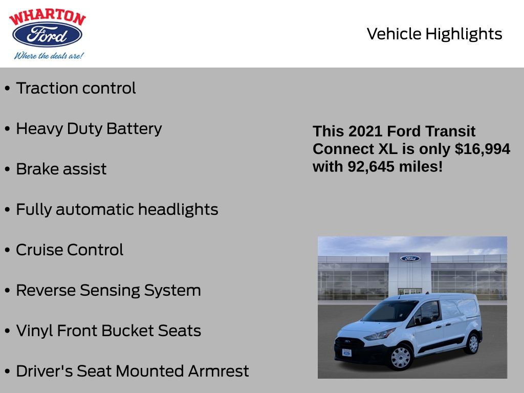 2021 Ford Transit Connect XL - 10