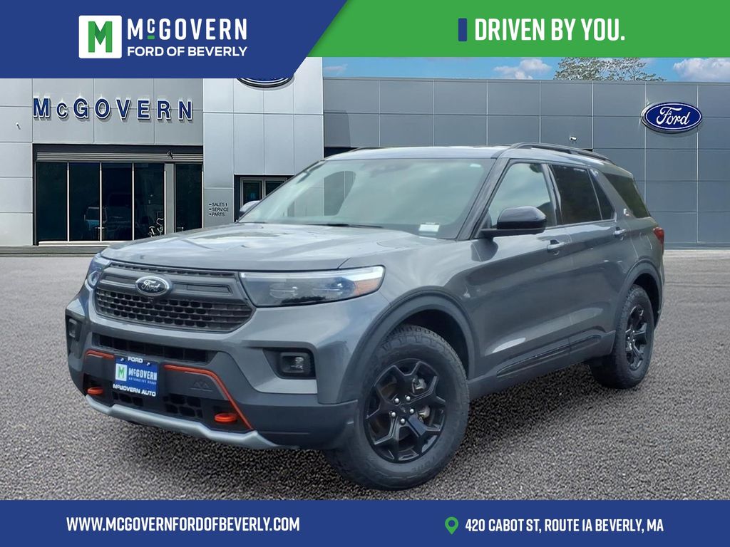 Gray Metallic 2022 Ford Explorer SUV / Crossover All-Wheel Drive Automatic