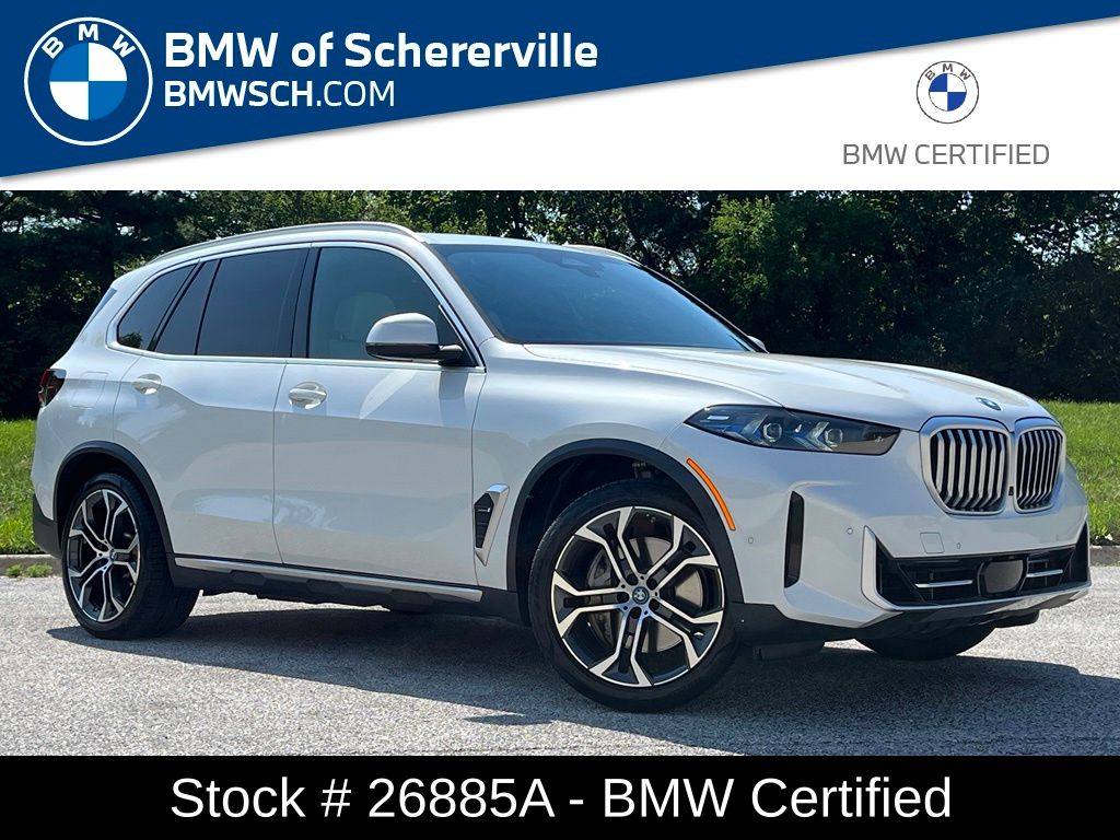 Mineral White Metallic 2024 BMW X5 SUV / Crossover All-Wheel Drive 8-Speed Automatic