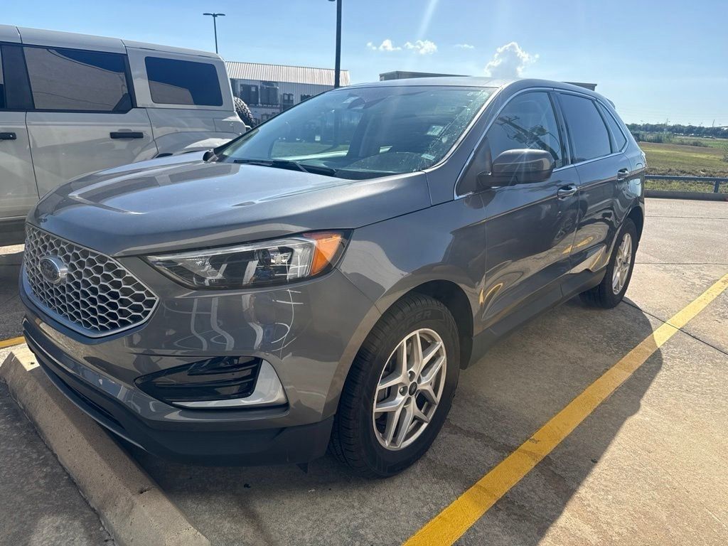 Gray Metallic 2024 Ford Edge SUV / Crossover All-Wheel Drive 8-Speed Automatic