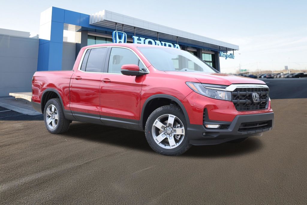 Radiant Red 2026 Honda Ridgeline Pickup Truck All-Wheel Drive 9-Speed Automatic