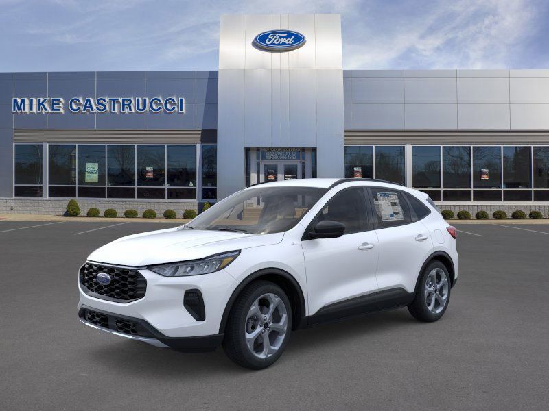 White Metallic 2026 Ford Escape ST-Line AWD SUV / Crossover All-Wheel Drive 8-Speed Automatic