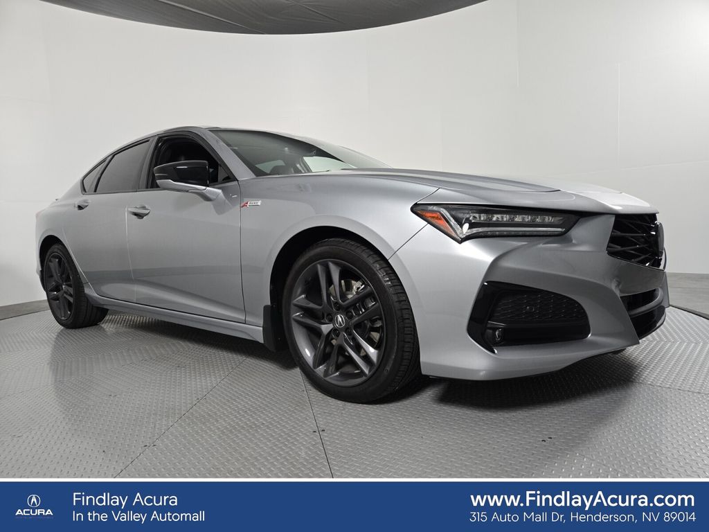 Lunar Silver Metallic 2025 Acura TLX Sedan All-Wheel Drive Automatic