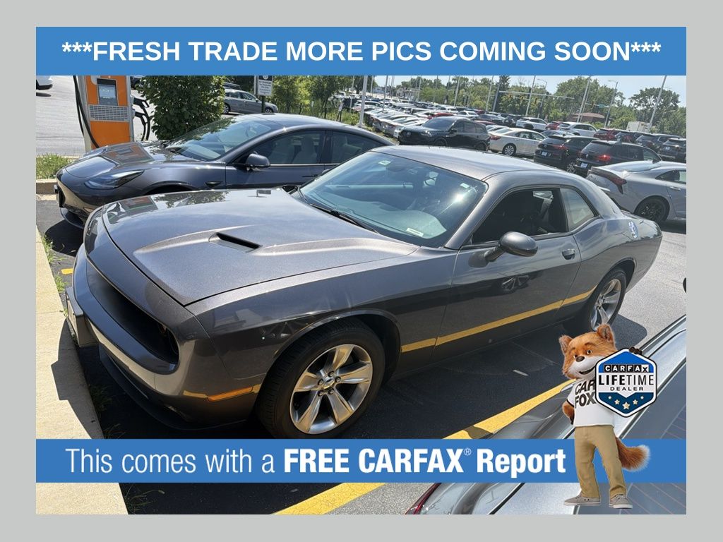 Gray (Granite Crystal Metallic Clearcoat) 2015 Dodge Challenger Coupe Rear-Wheel Drive 8-Speed Automatic
