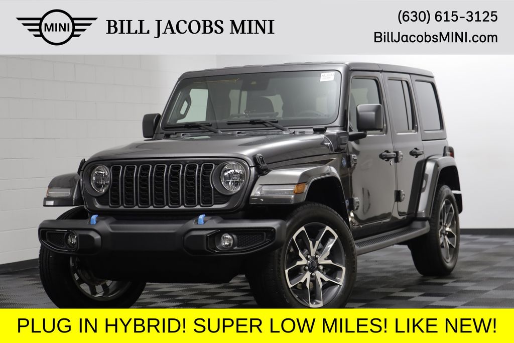 Gray (Granite Crystal Metallic Clearcoat) 2024 Jeep Wrangler 4xe SUV / Crossover Four-Wheel Drive 8-Speed Automatic