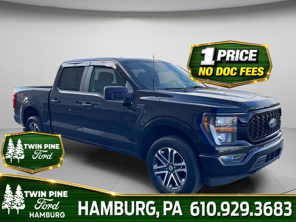 Black Metallic 2023 Ford F-150 Pickup Truck Four-Wheel Drive Automatic