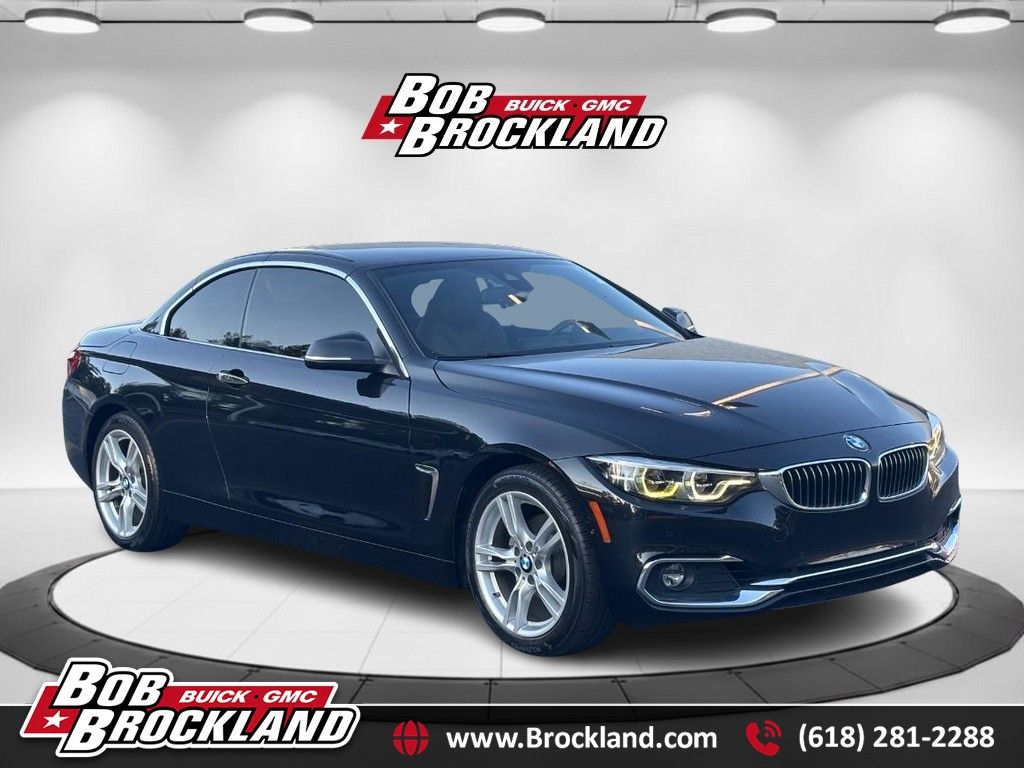 Black Sapphire Metallic 2019 BMW 4 Series Convertible All-Wheel Drive 8-Speed Automatic