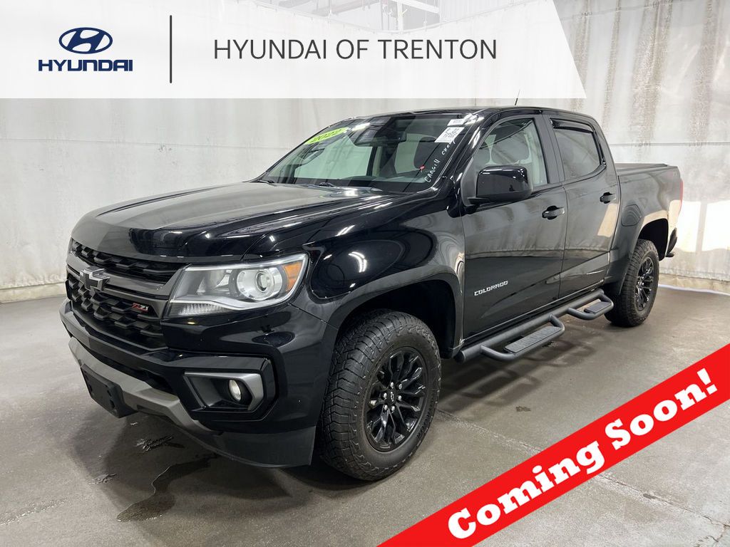 Black 2022 Chevrolet Colorado Z71 Crew Cab 4WD Pickup Truck Four-Wheel Drive 8-Speed Automatic