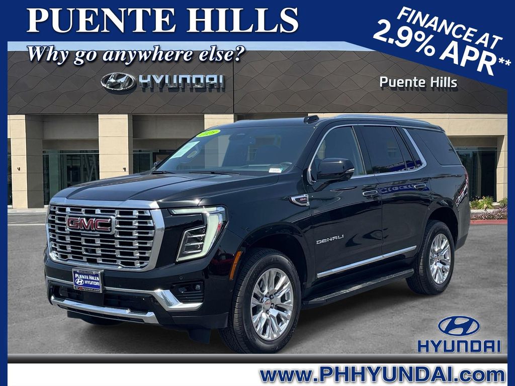 Onyx Black 2025 GMC Yukon Denali 4WD SUV / Crossover Four-Wheel Drive