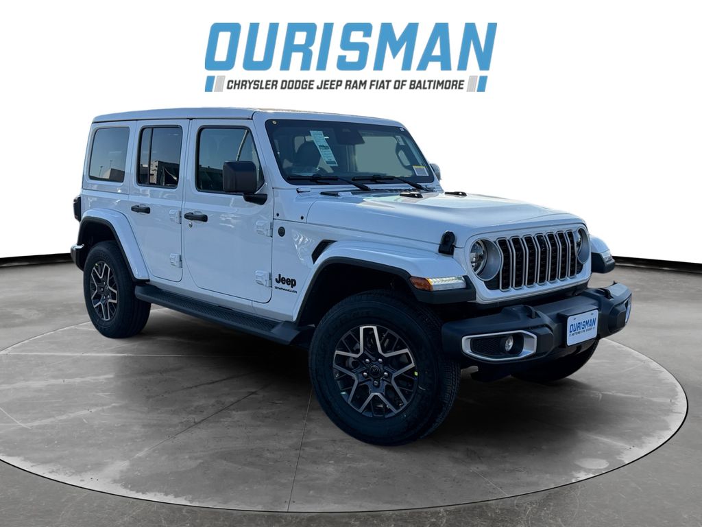 bright white clearcoat 2026 Jeep Wrangler Sahara 4-Door 4WD SUV / Crossover Four-Wheel Drive 8-Speed Automatic