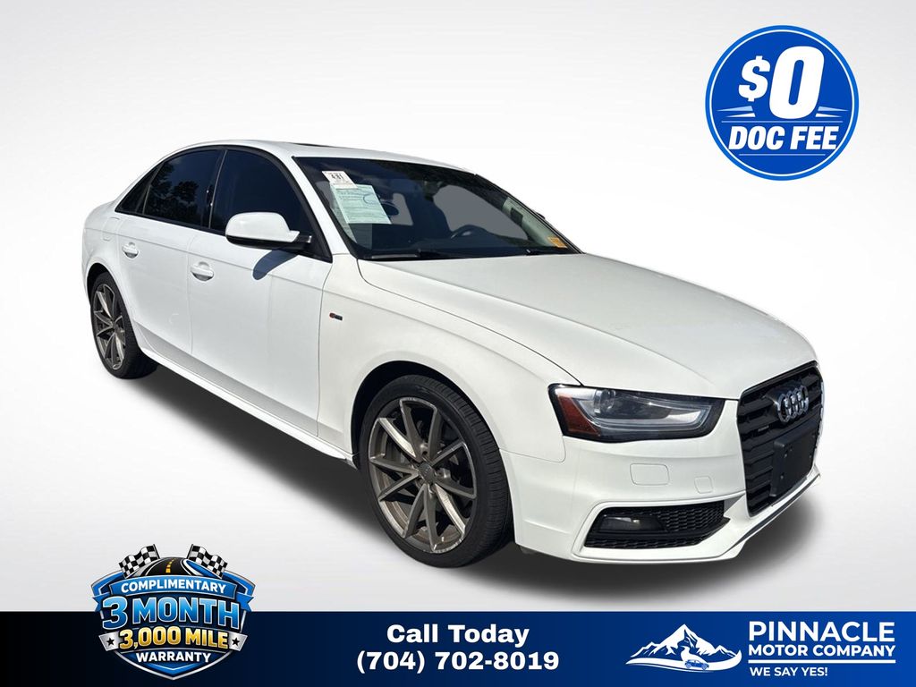 Ibis White 2016 Audi A4 Sedan All-Wheel Drive 8-Speed Automatic