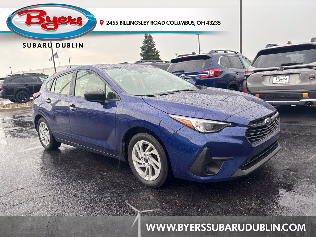 Sapphire Blue Pearl 2025 Subaru Impreza Wagon All-Wheel Drive Continuously Variable Transmission
